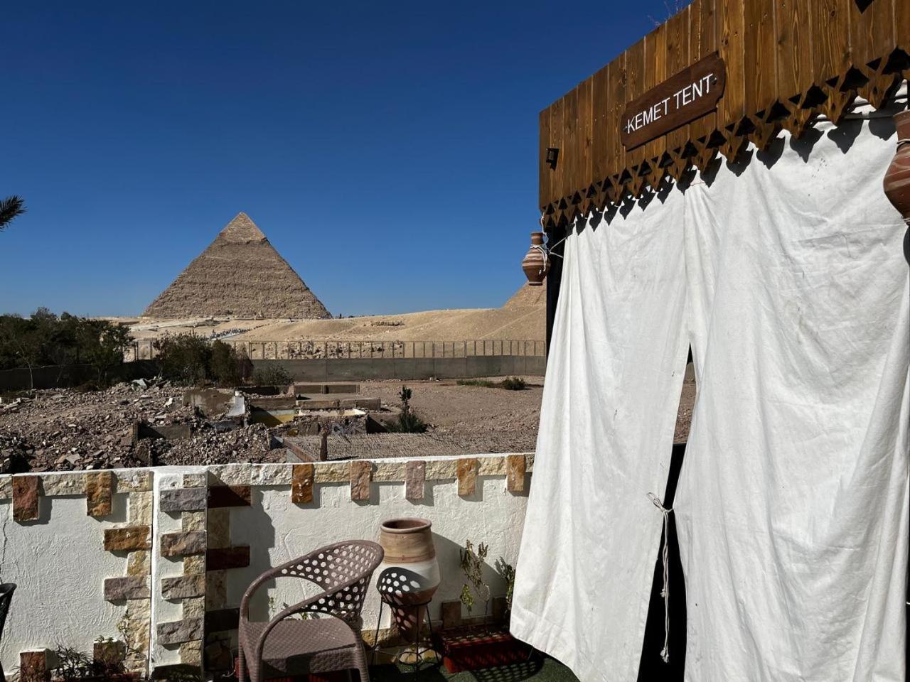 Kemet Pyramids Room View Каїр Екстер'єр фото